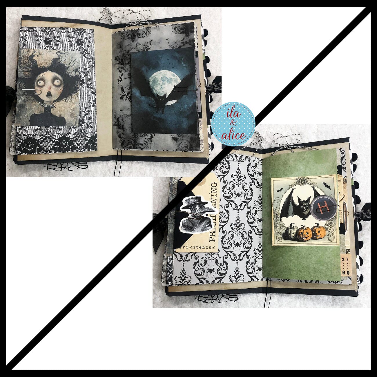 Scary Spooky Screams Halloween Junk Journal #1