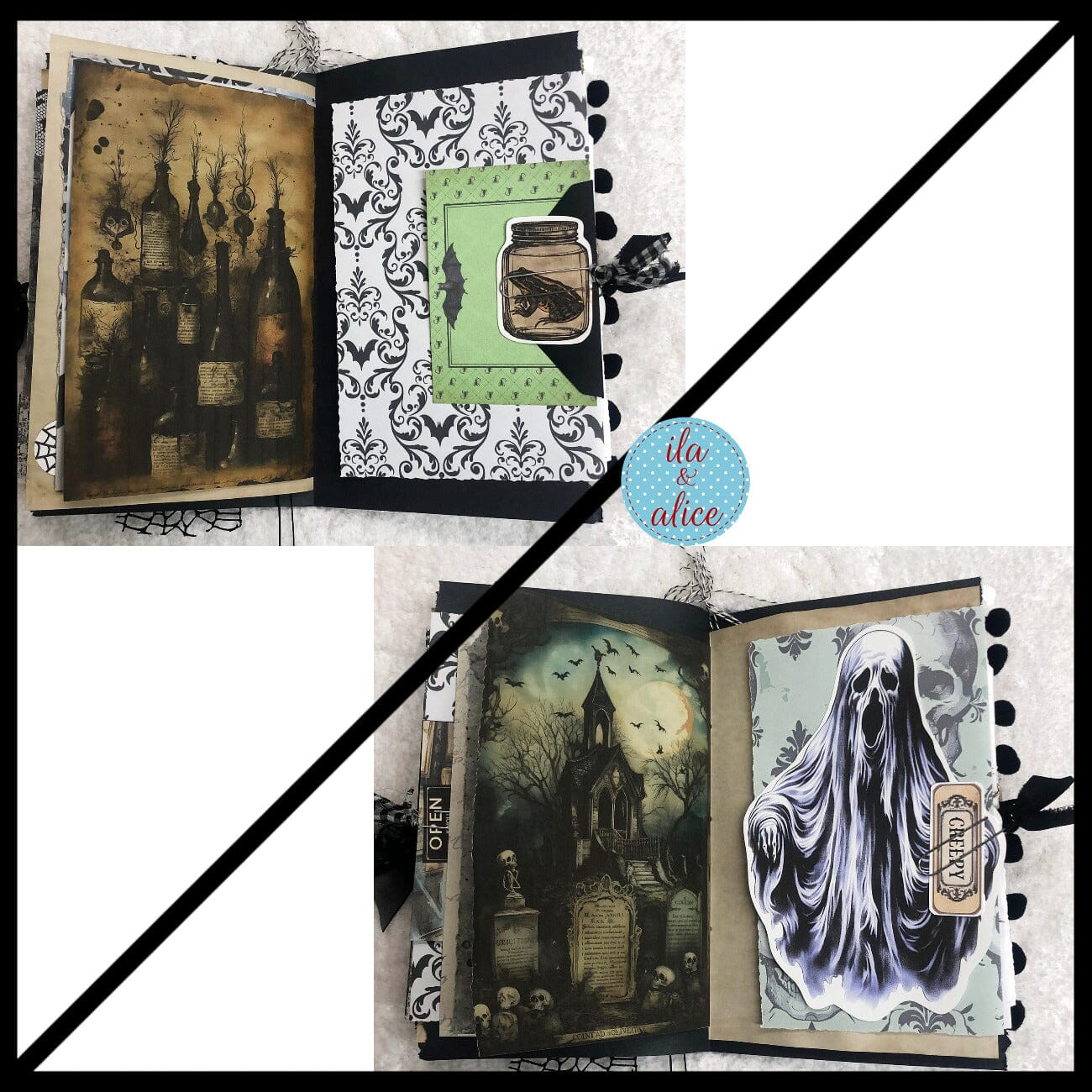 Scary Spooky Screams Halloween Junk Journal #1