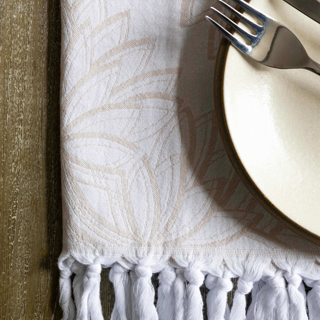 Turkish Towels Canada | Set in Oat + White