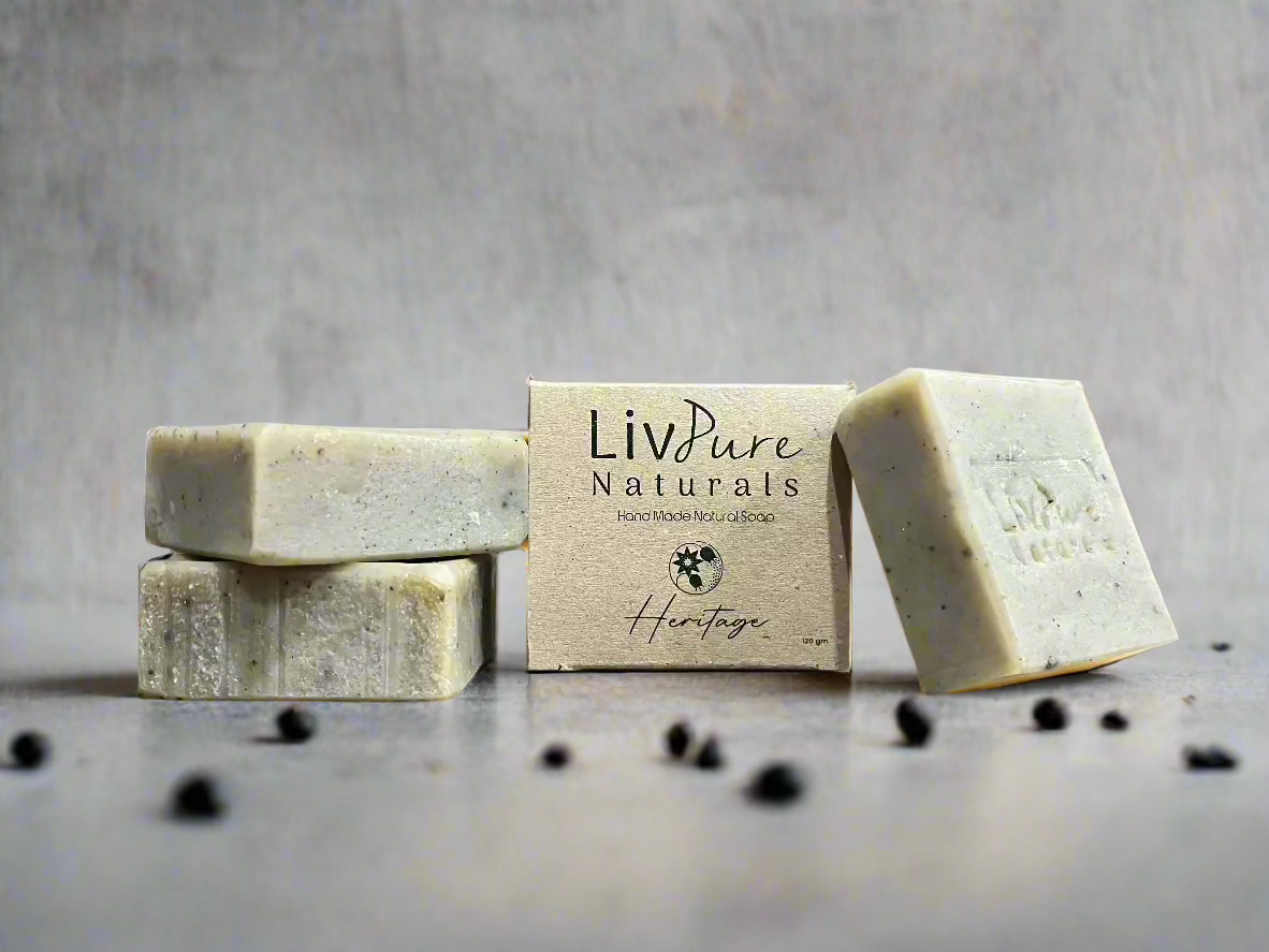 Heritage Black Seed & Honey Olive Oil Soap  | Detox & Nourish Face & Body Bar | Organic Bar Soap
