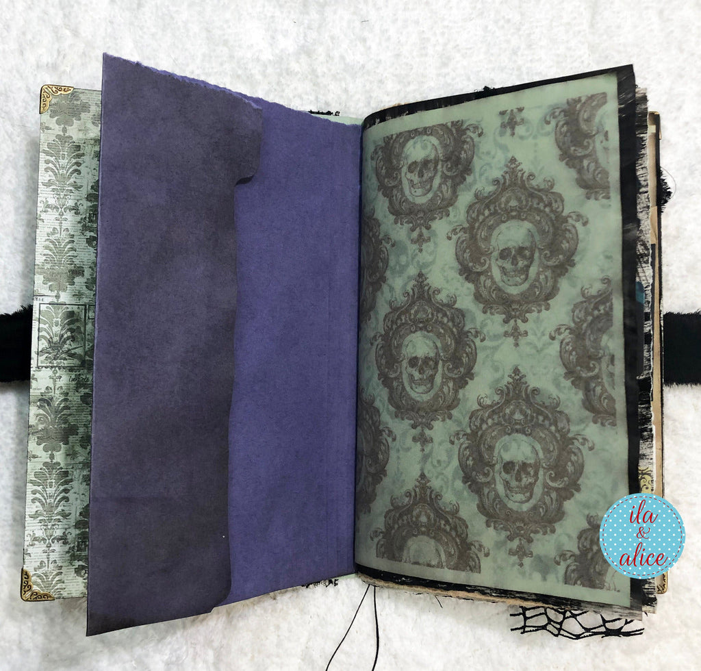 Journal d'Halloween gothique et étrange - Maison hantée