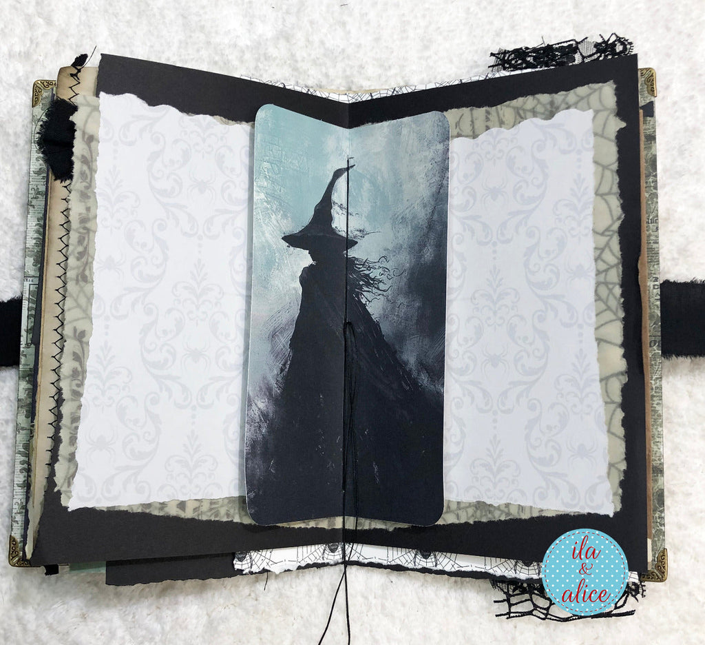 Eerie Gothic Halloween Junk Journal- Haunted House
