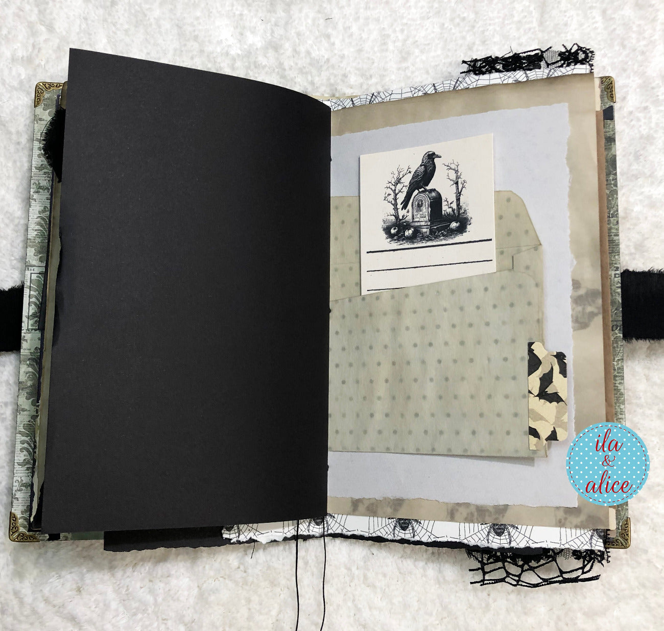Eerie Gothic Halloween Junk Journal- Haunted House
