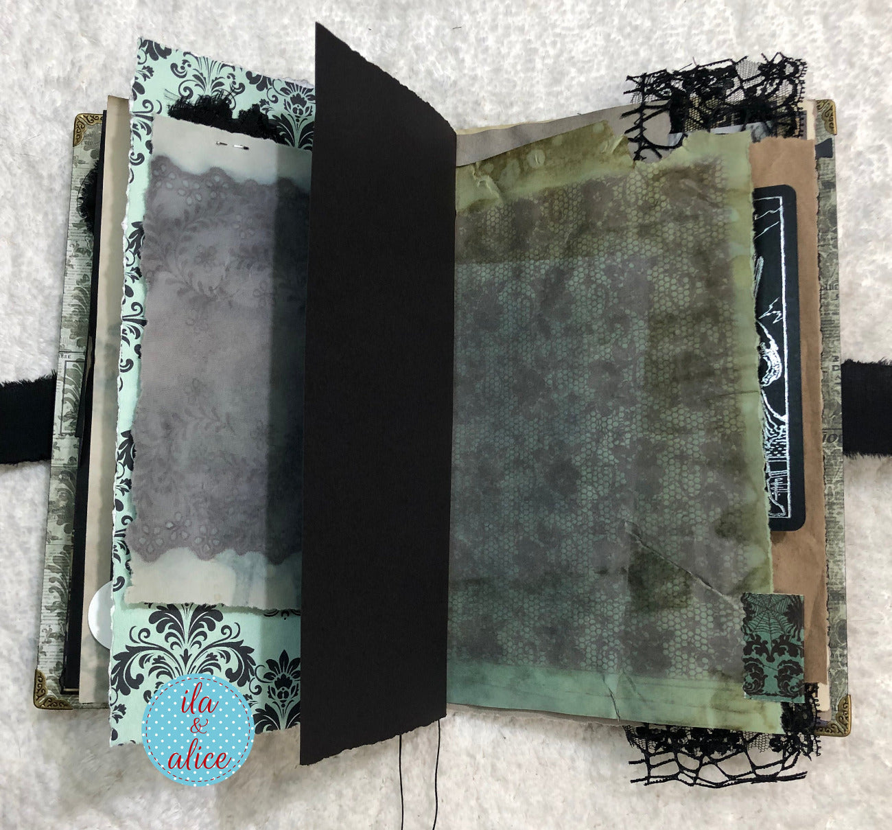 Eerie Gothic Halloween Junk Journal- Haunted House