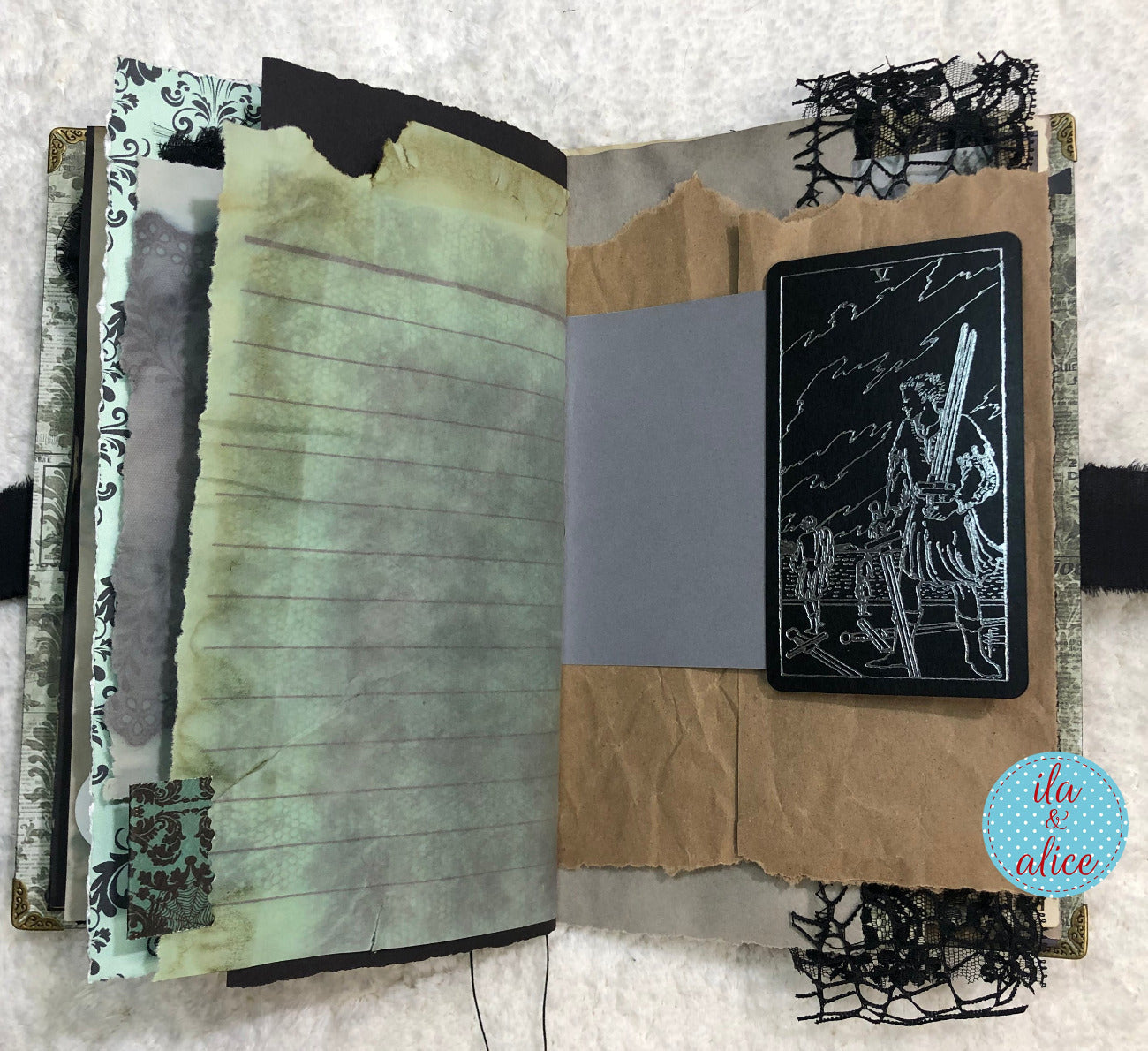 Eerie Gothic Halloween Junk Journal- Haunted House