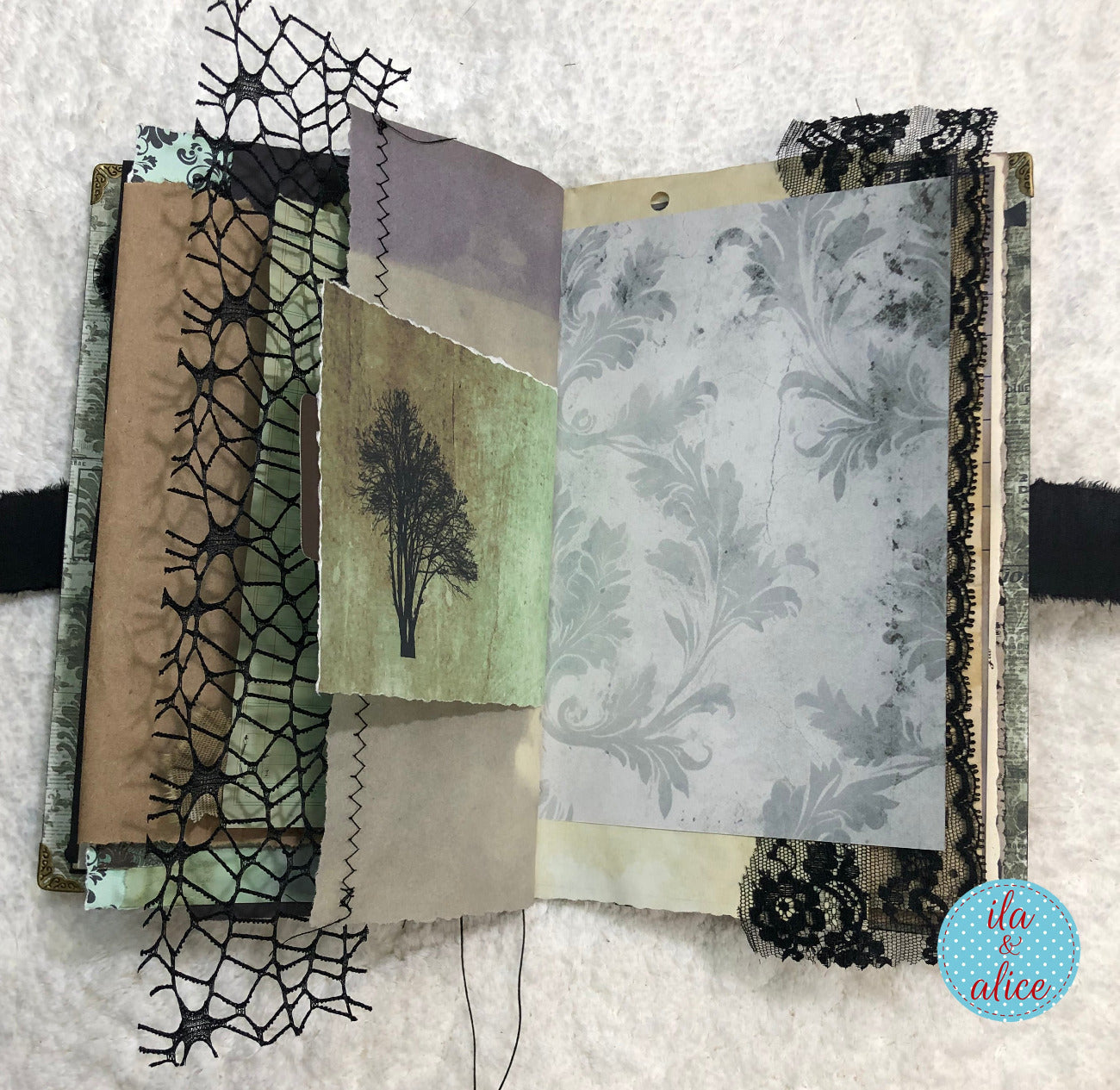 Eerie Gothic Halloween Junk Journal- Haunted House