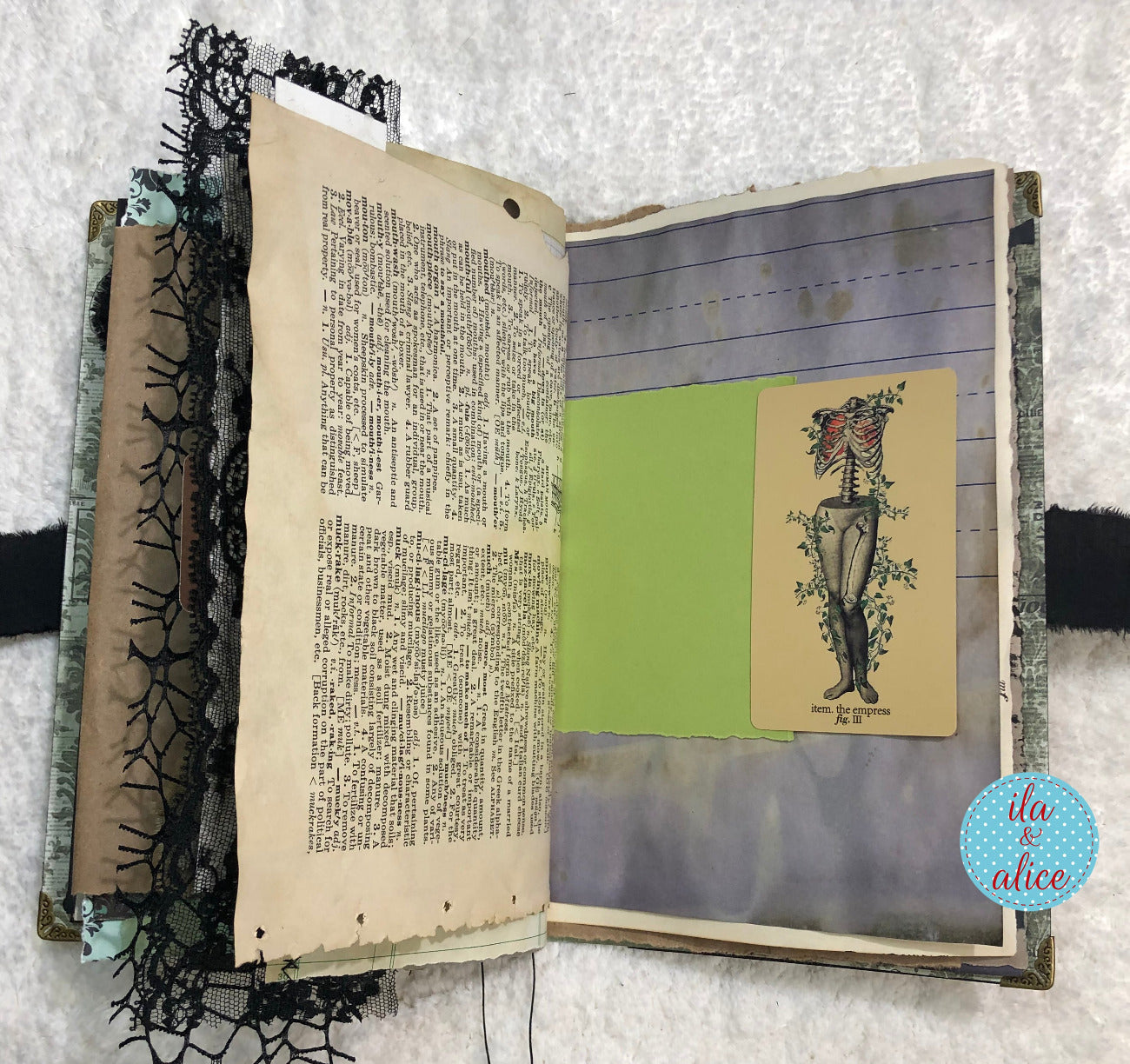 Eerie Gothic Halloween Junk Journal- Haunted House