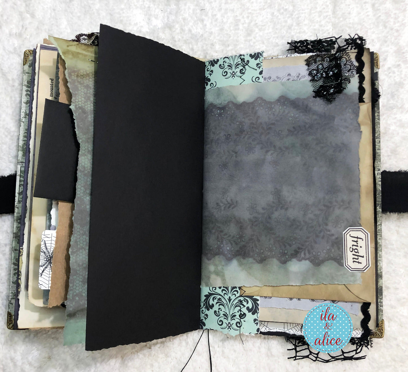 Eerie Gothic Halloween Junk Journal- Haunted House