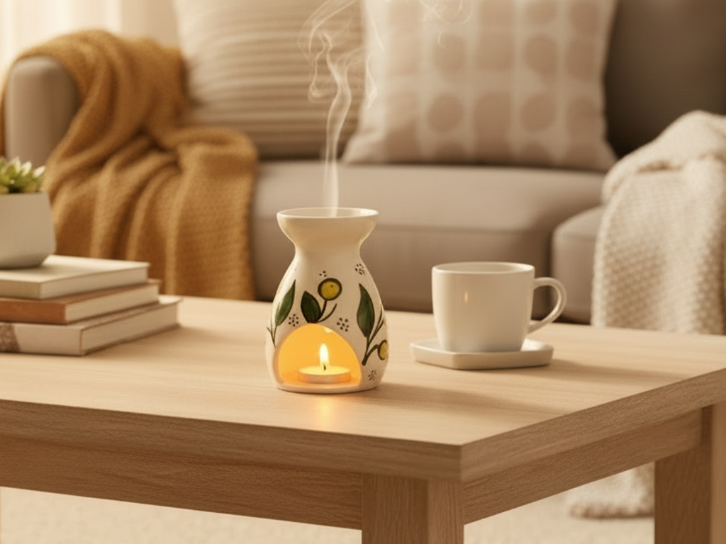 Handmade Ceramic Candle & Aromatic Oil Holder | Various Patterns