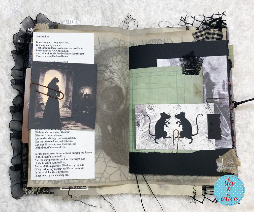 Dark and Spooky Witch Halloween Junk Journal #1