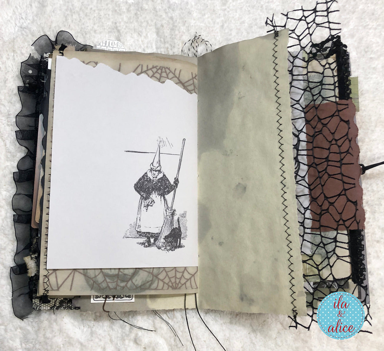 Dark and Spooky Witch Halloween Junk Journal #1