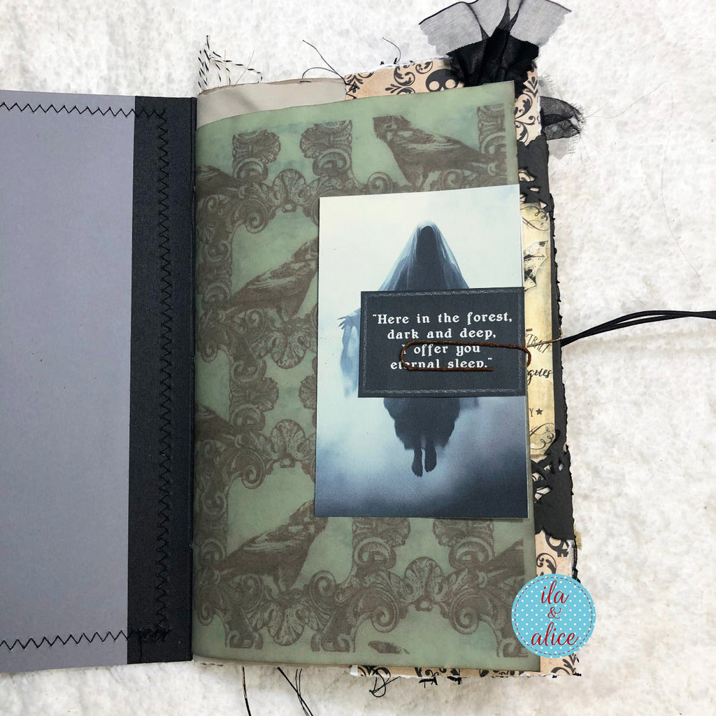 Dark and Spooky Witch Halloween Junk Journal #1