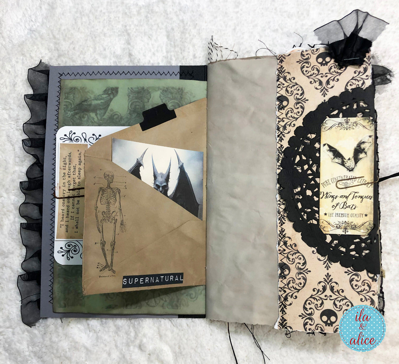 Dark and Spooky Witch Halloween Junk Journal #1