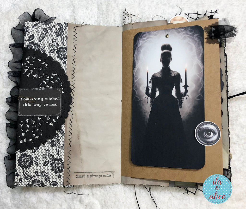 Dark and Spooky Witch Halloween Junk Journal #1