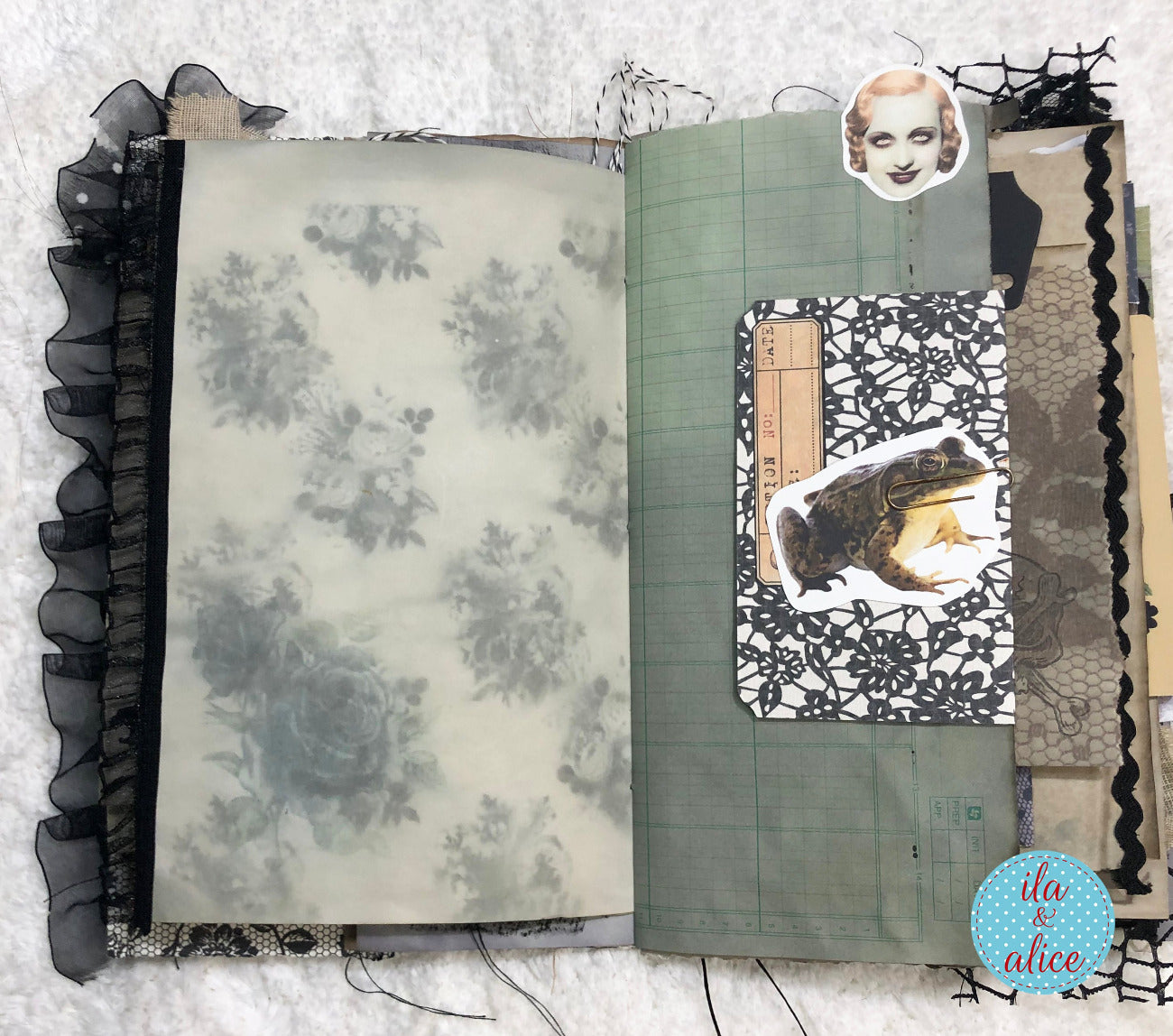 Dark and Spooky Witch Halloween Junk Journal #1