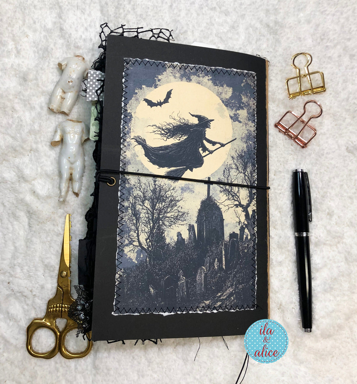 Dark and Spooky Witch Halloween Junk Journal #2