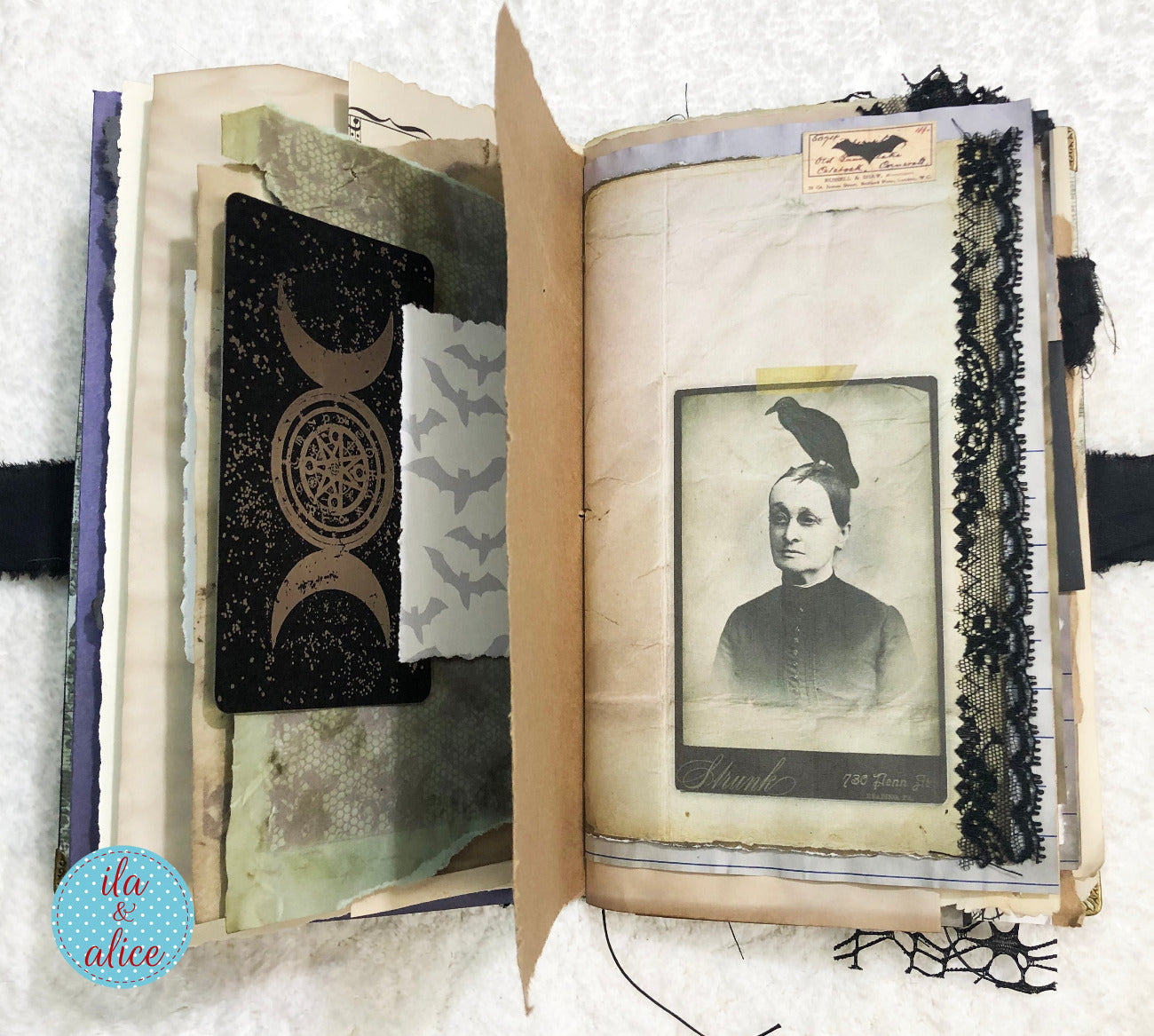 Journal d'Halloween gothique et étrange - Château hanté