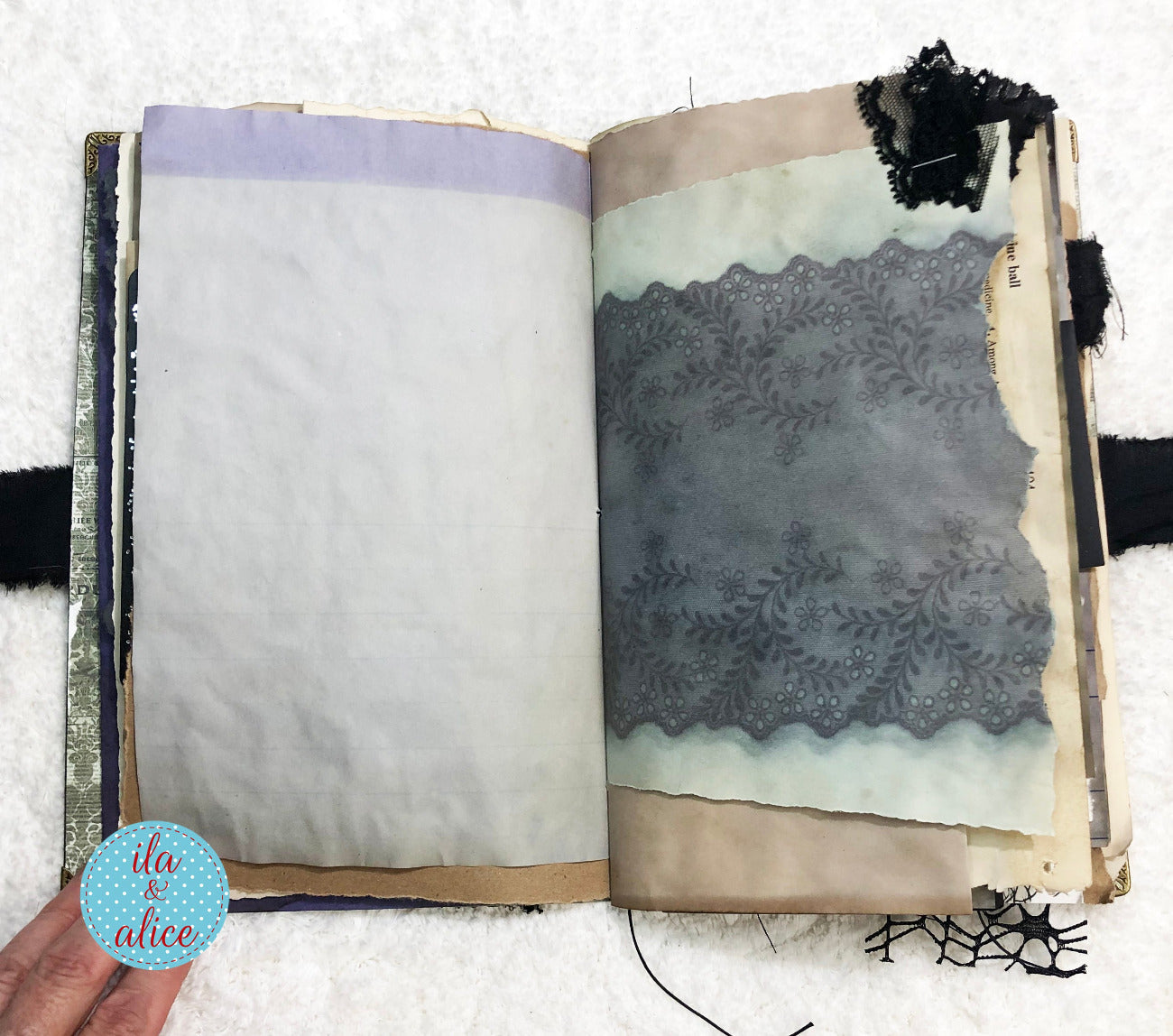 Journal d'Halloween gothique et étrange - Château hanté