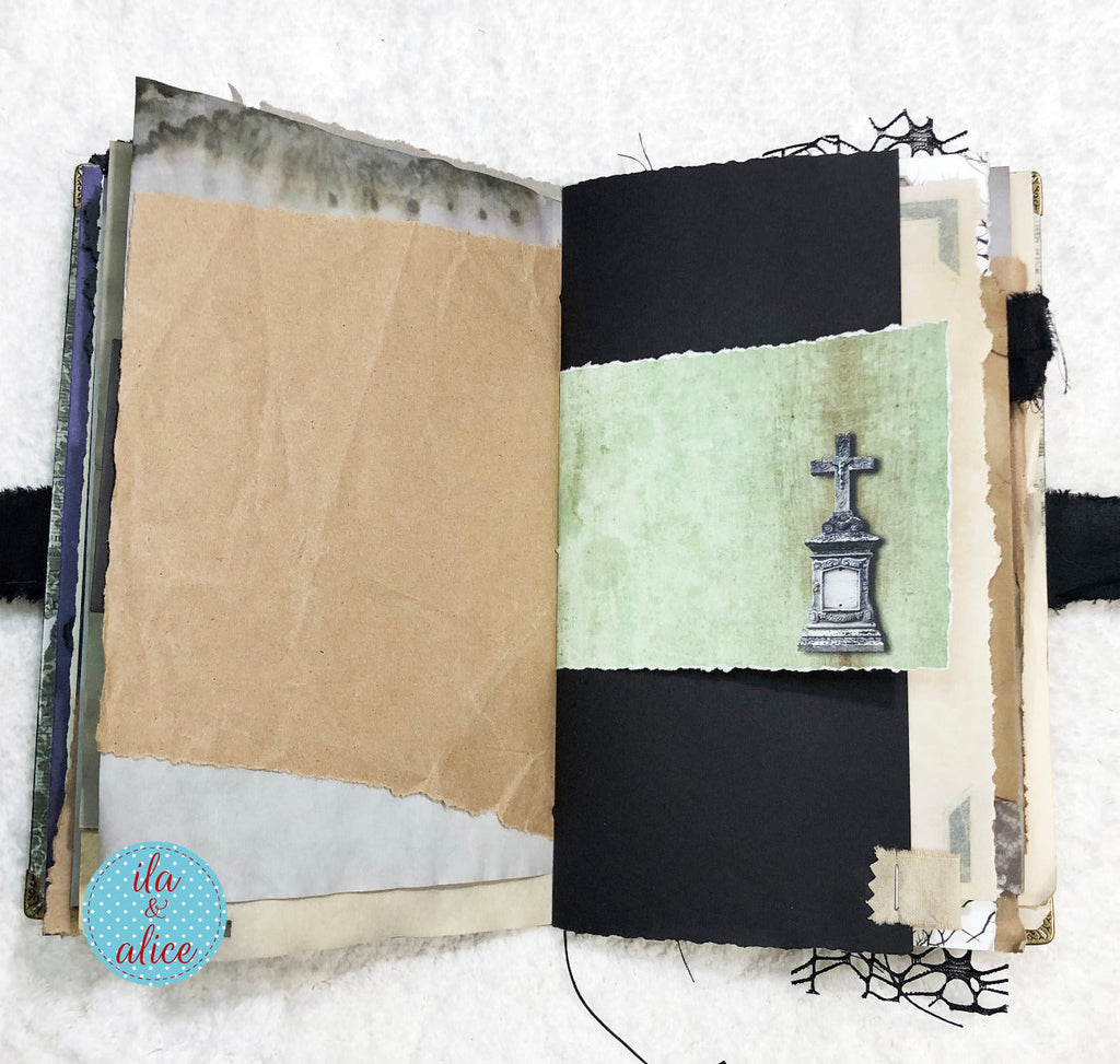 Eerie Gothic Halloween Junk Journal- Haunted Castle