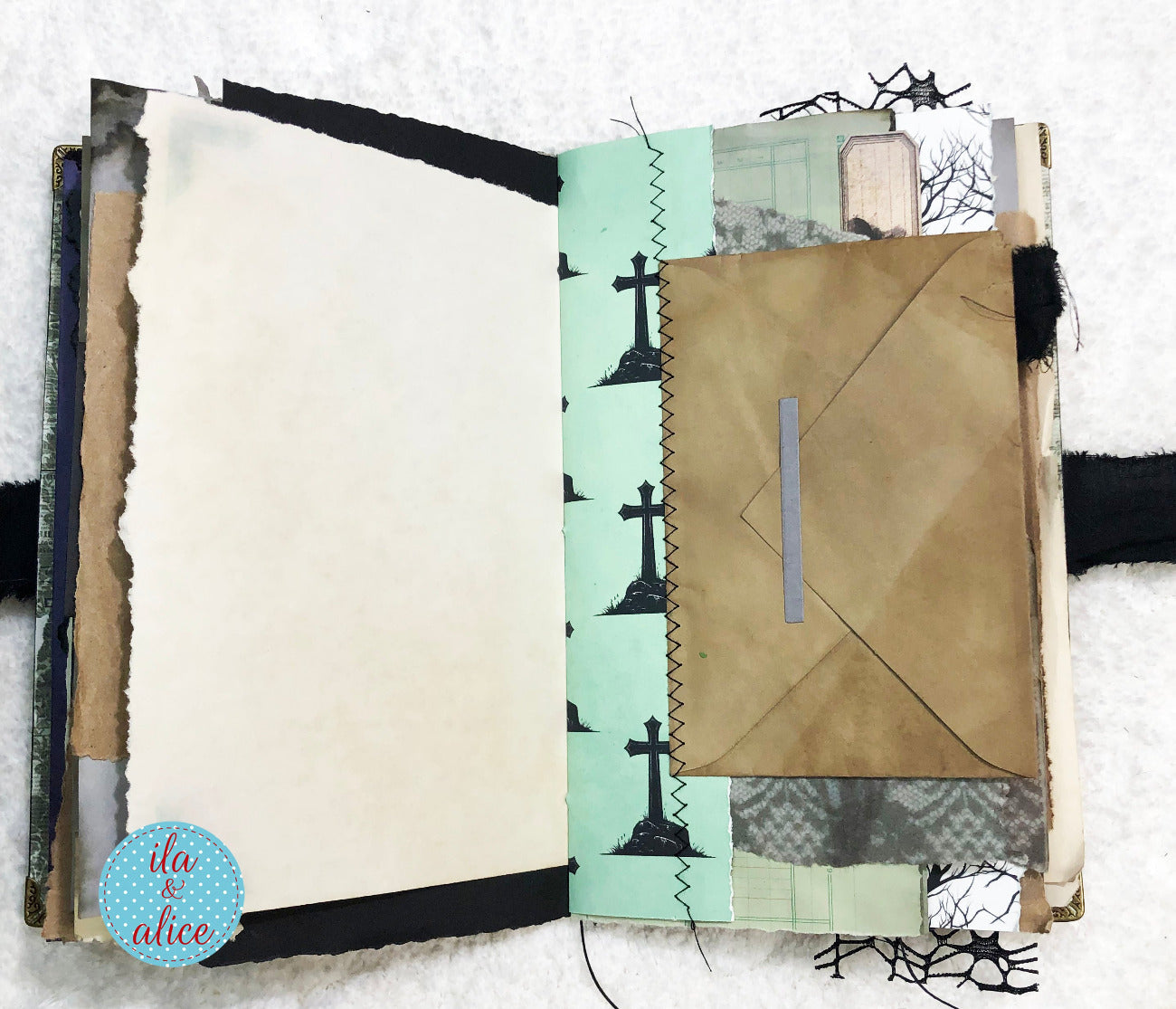 Journal d'Halloween gothique et étrange - Château hanté