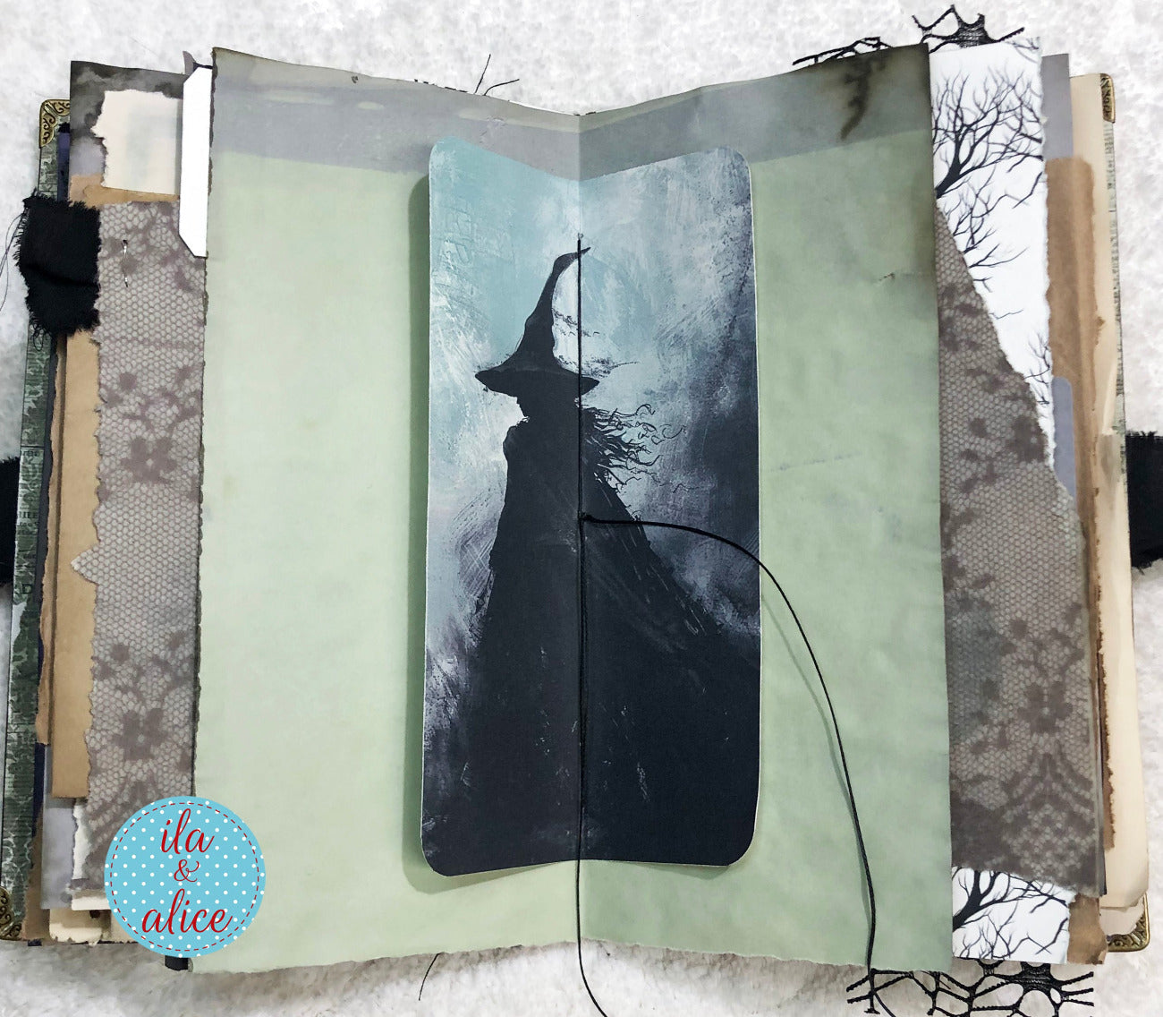 Journal d'Halloween gothique et étrange - Château hanté