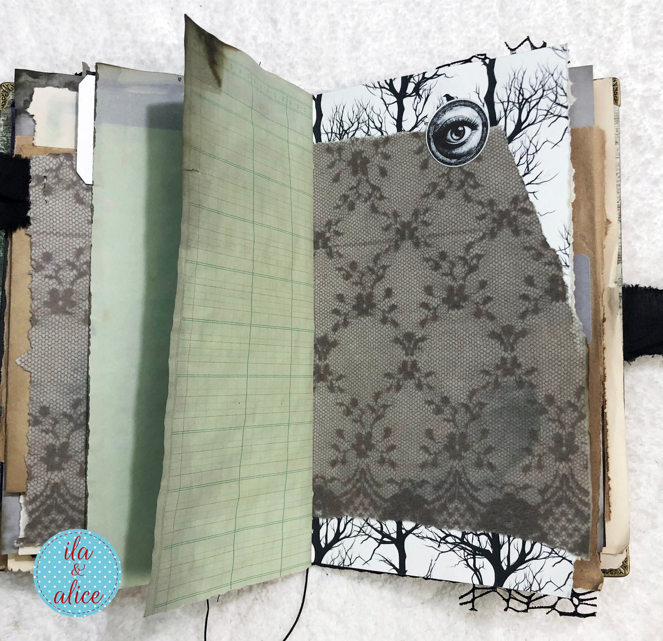 Journal d'Halloween gothique et étrange - Château hanté