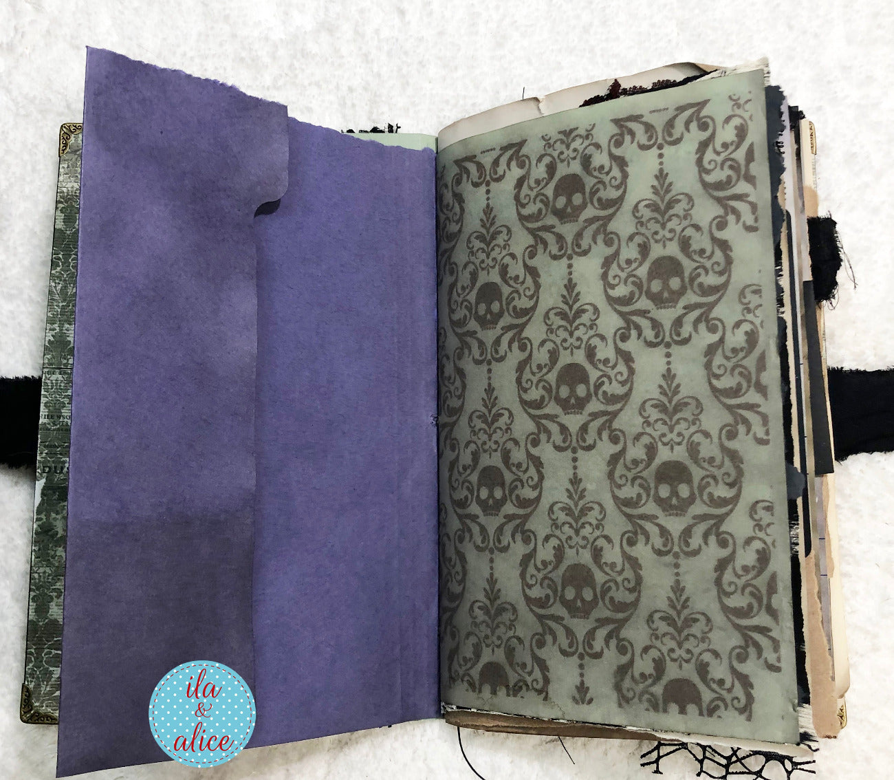 Journal d'Halloween gothique et étrange - Château hanté