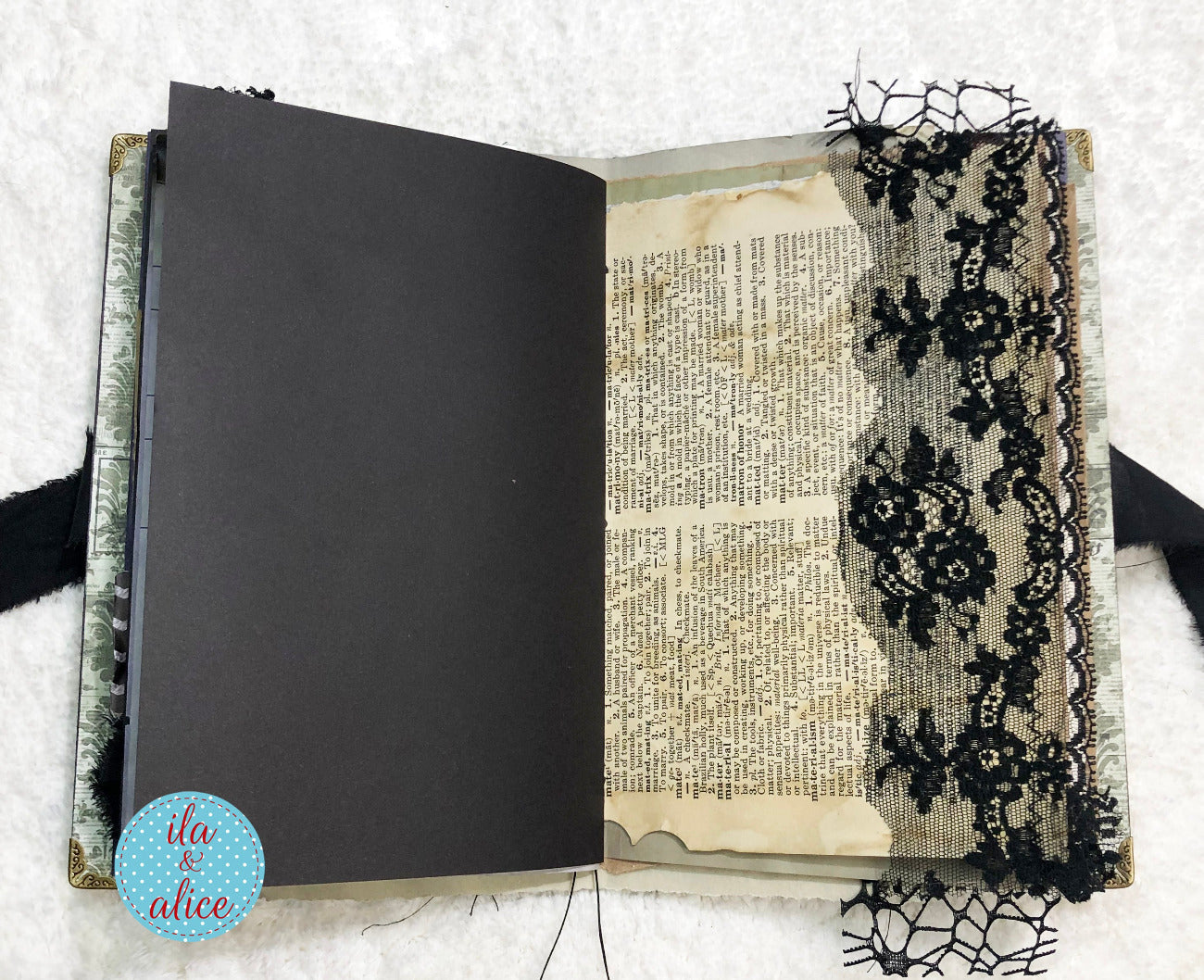 Eerie Gothic Halloween Junk Journal-Witch
