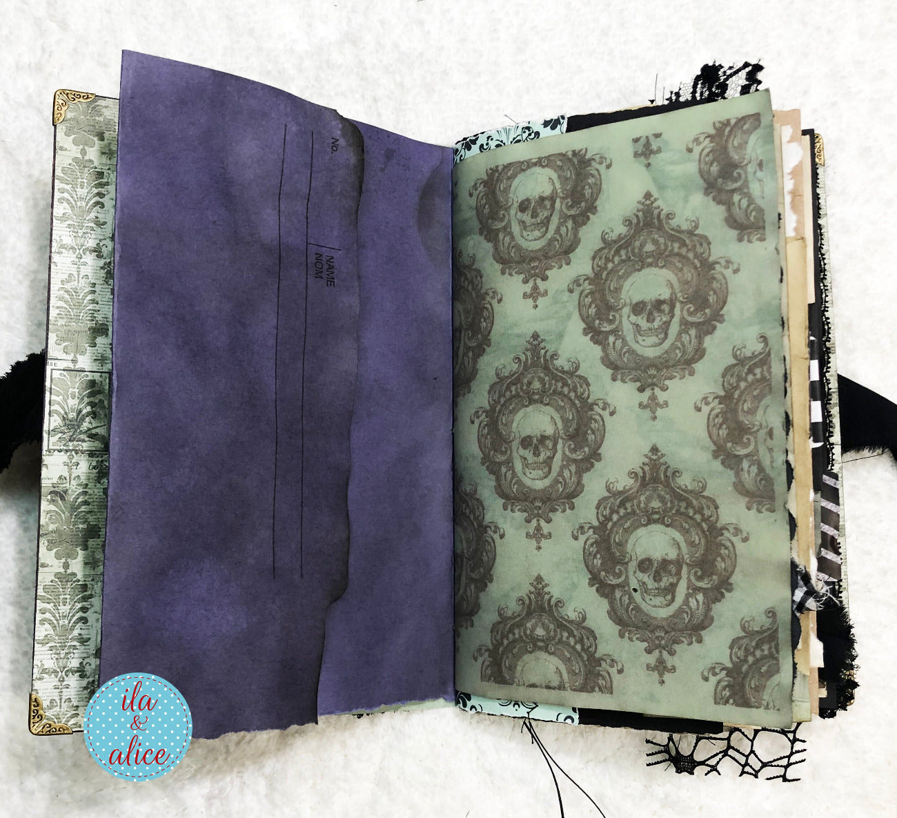 Eerie Gothic Halloween Junk Journal-Witch