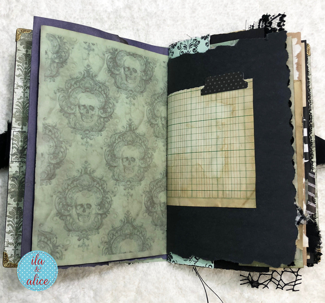 Eerie Gothic Halloween Junk Journal-Witch