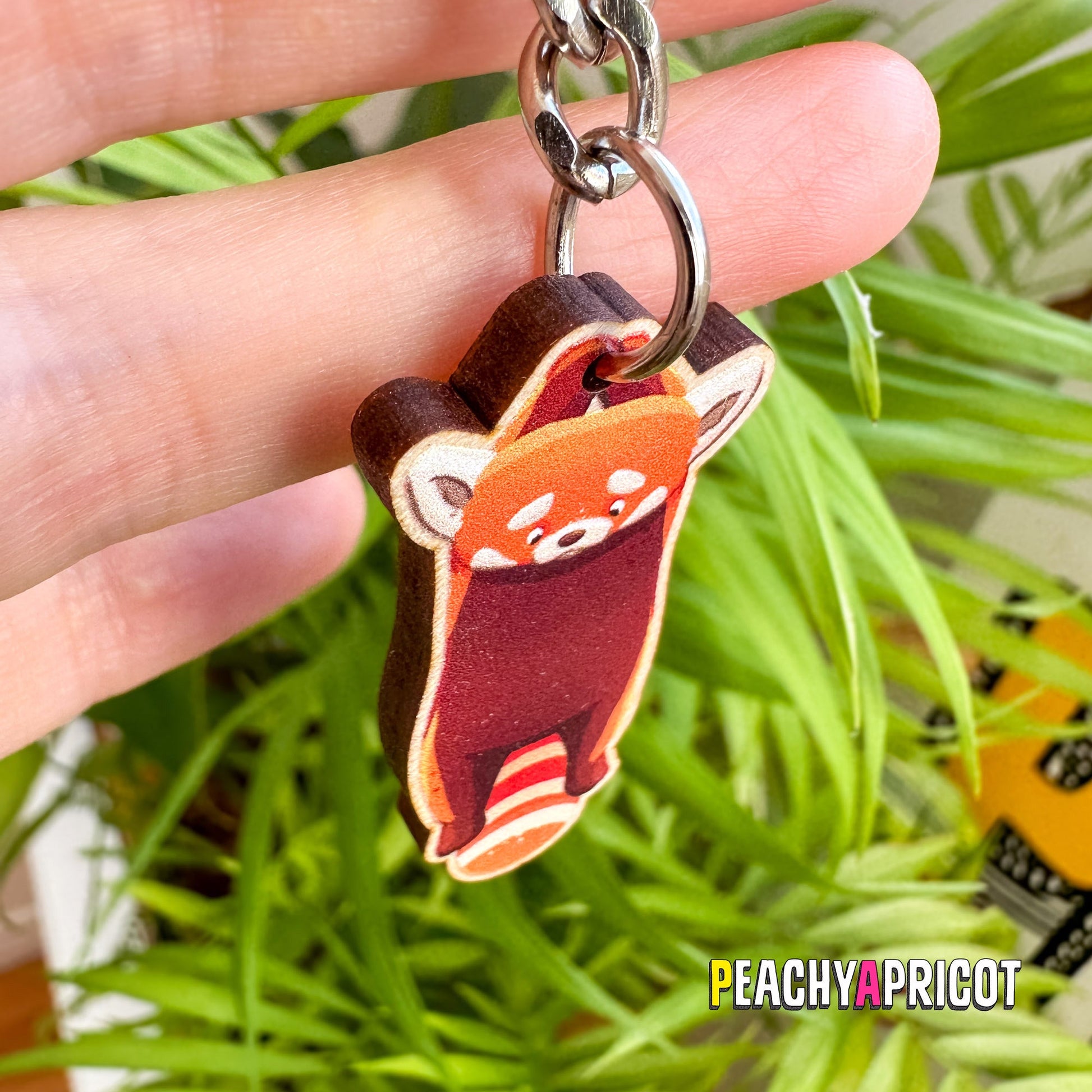 Cute Red Panda Keychain