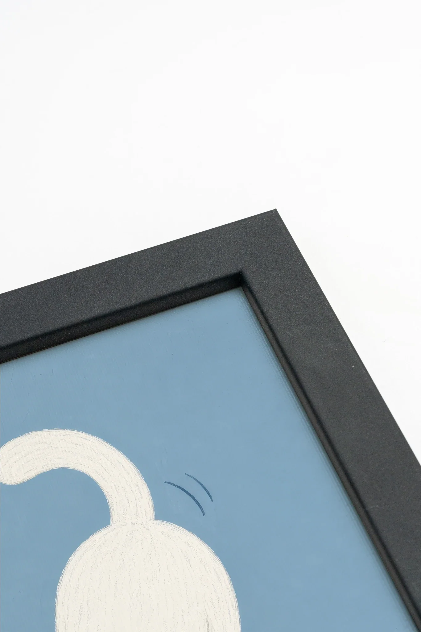 HAPPY KITTEN, Artwork on Stretched Canvas, Framed Black (collective)