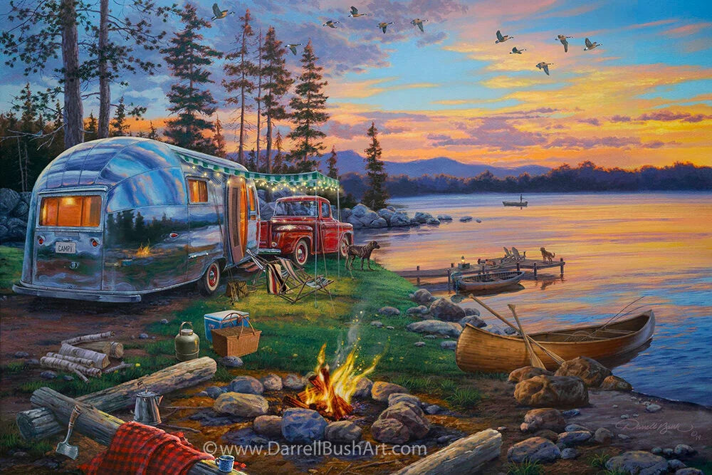 Studio d'Elizabeth - Panneau des campeurs - Darrell Bush n° 2
