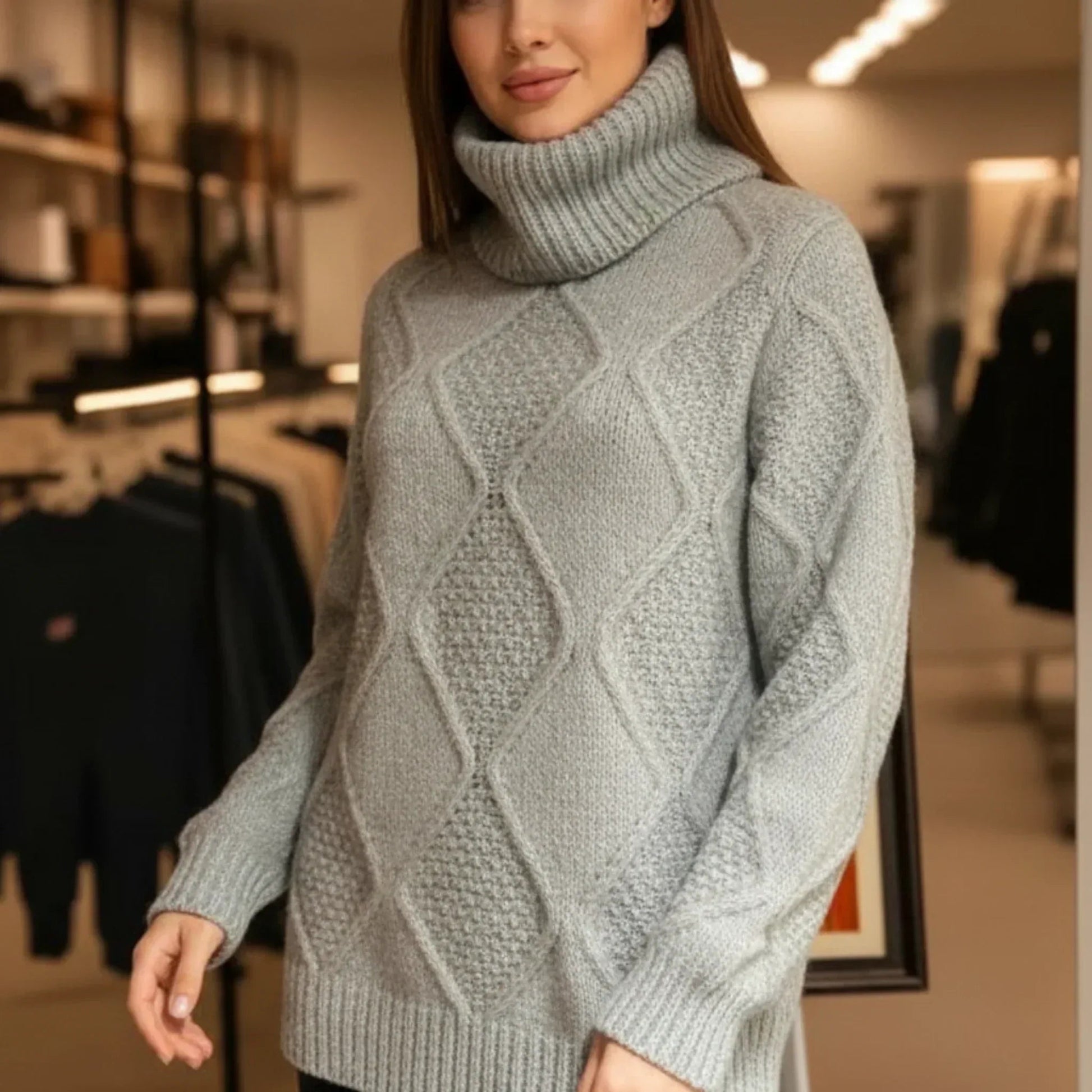 Turtleneck Top