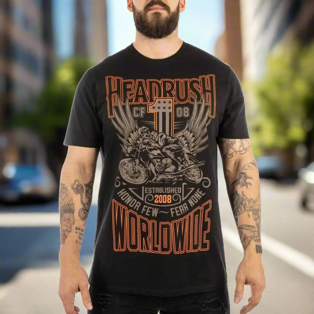 T-shirt Headrush pour homme, le modèle original mondial