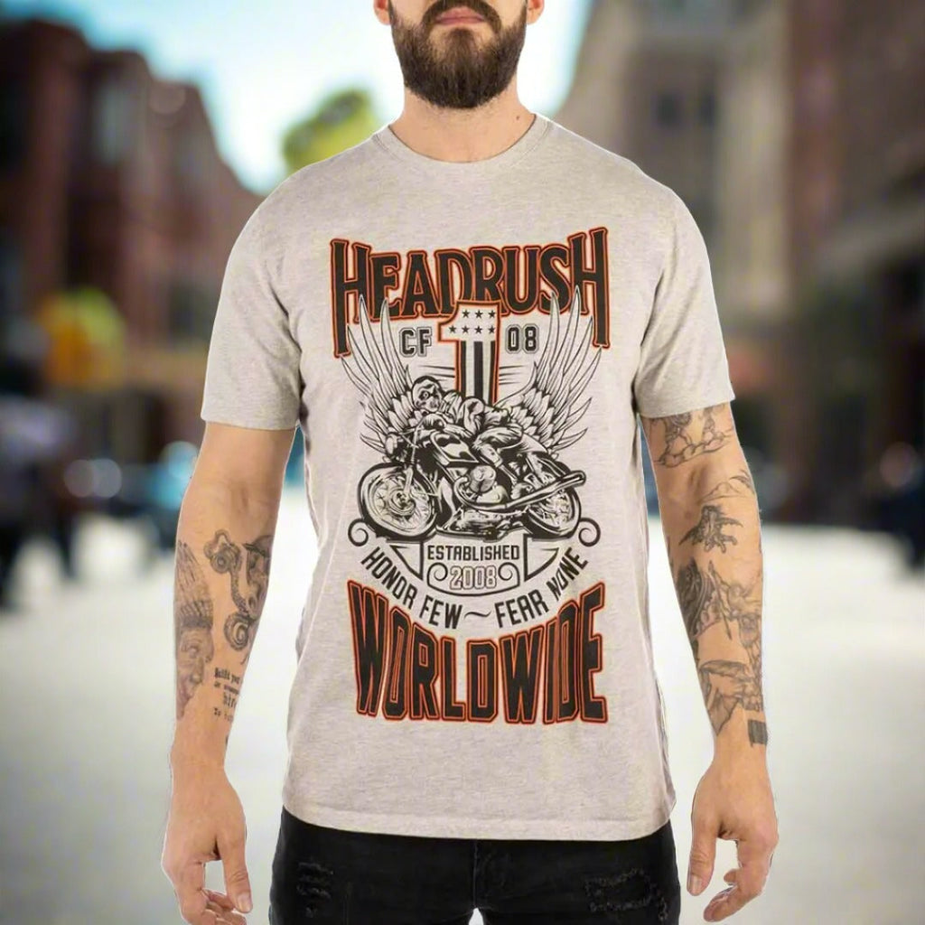 T-shirt Headrush pour homme, le modèle original mondial