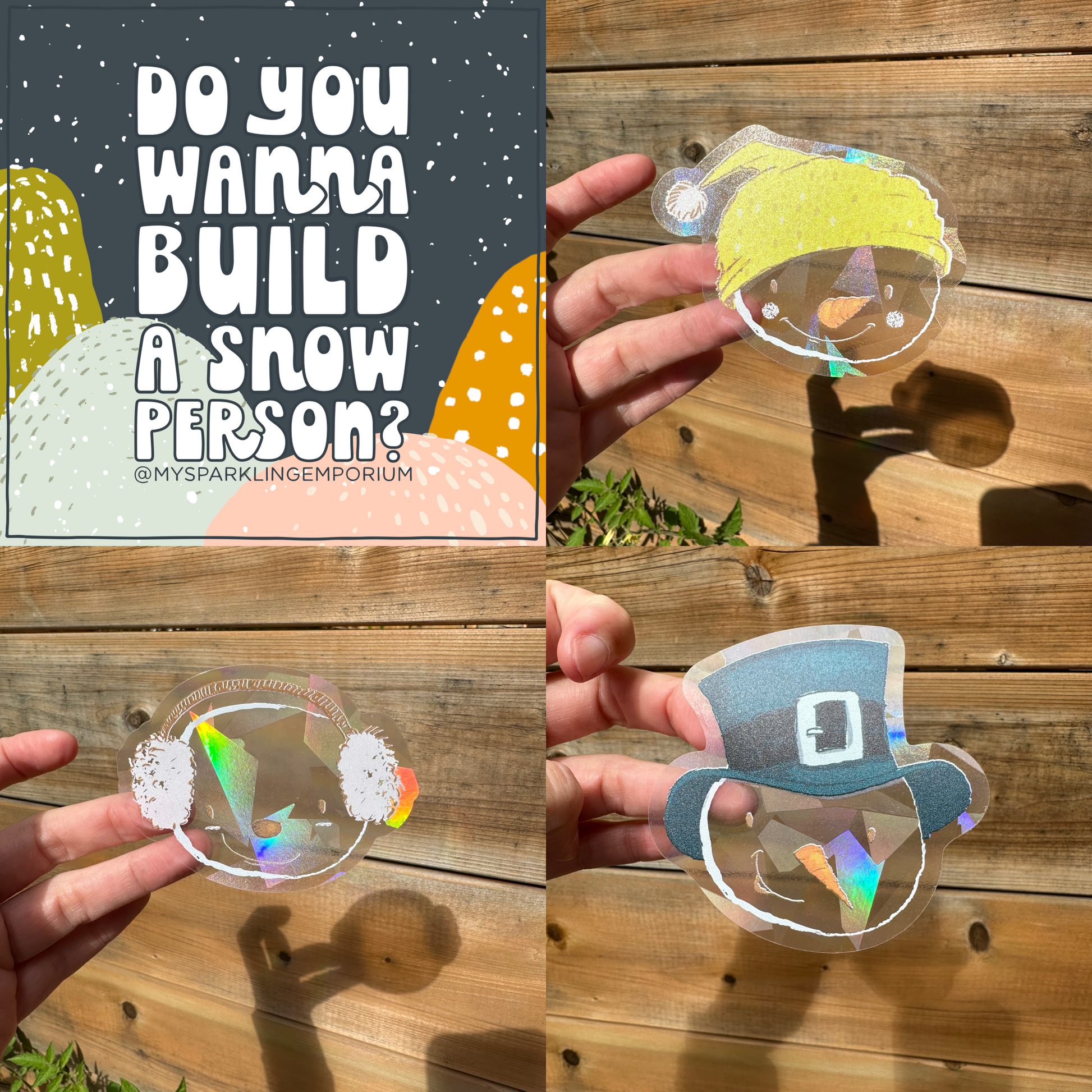 Sticker Set: Mystery Snowperson Kit