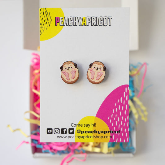Hedgehog Earrings