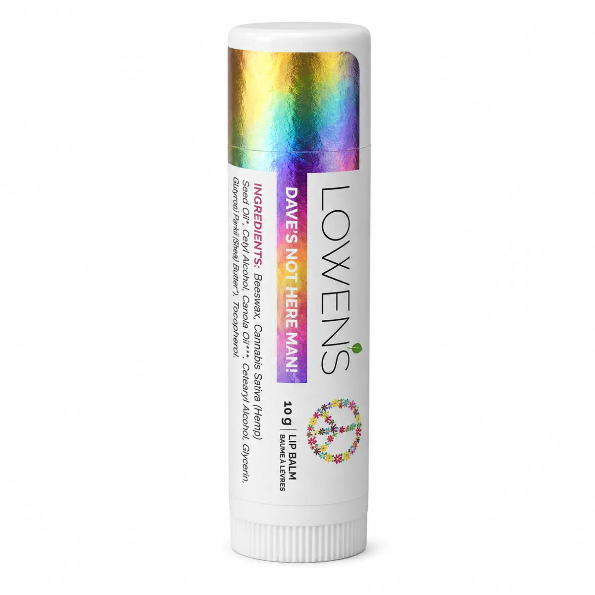 Dave’s Not Here Man! Hemp Seed Lip Balm