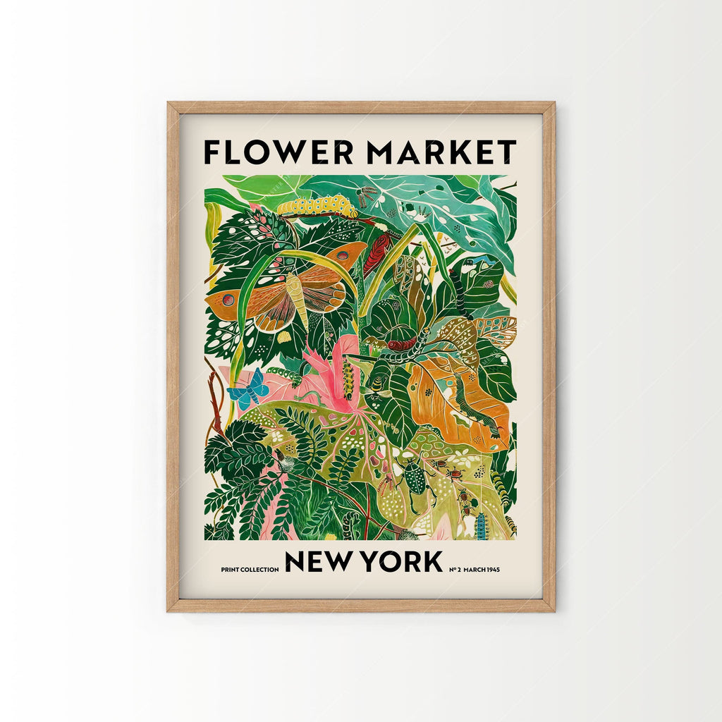 Henri Matisse & Flower Market New York Set of 2 Prints – Modern Wall Art