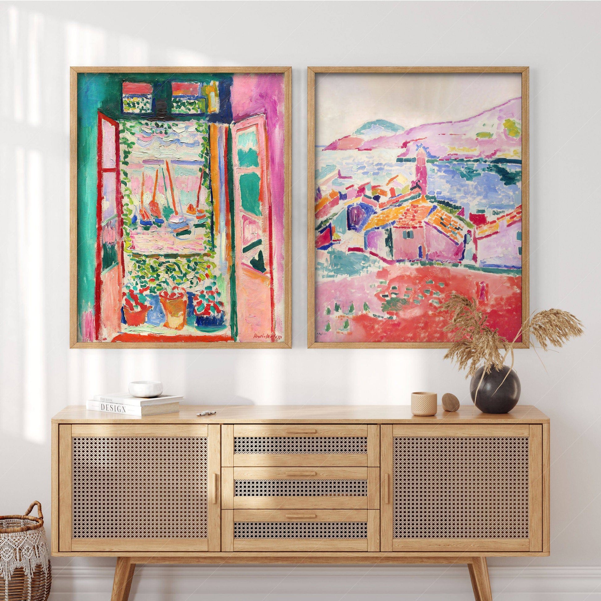 Henri Matisse Set of 2 Prints – The Open Window & View of Collioure
