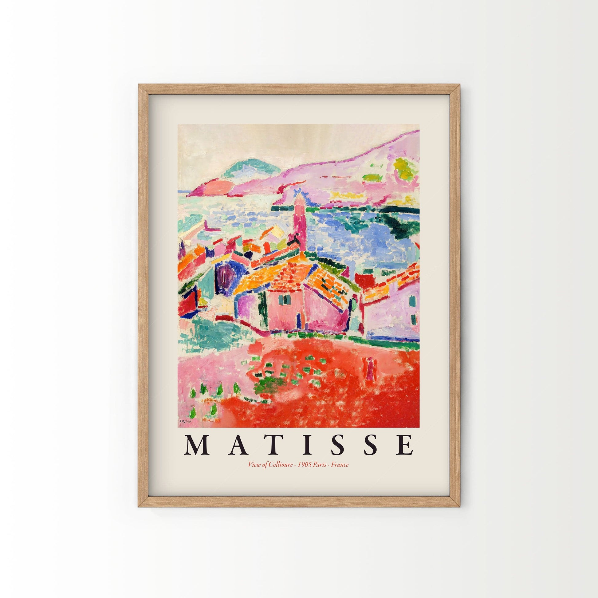 Henri Matisse The Open Window & View of Collioure Set – Museum Art Prints