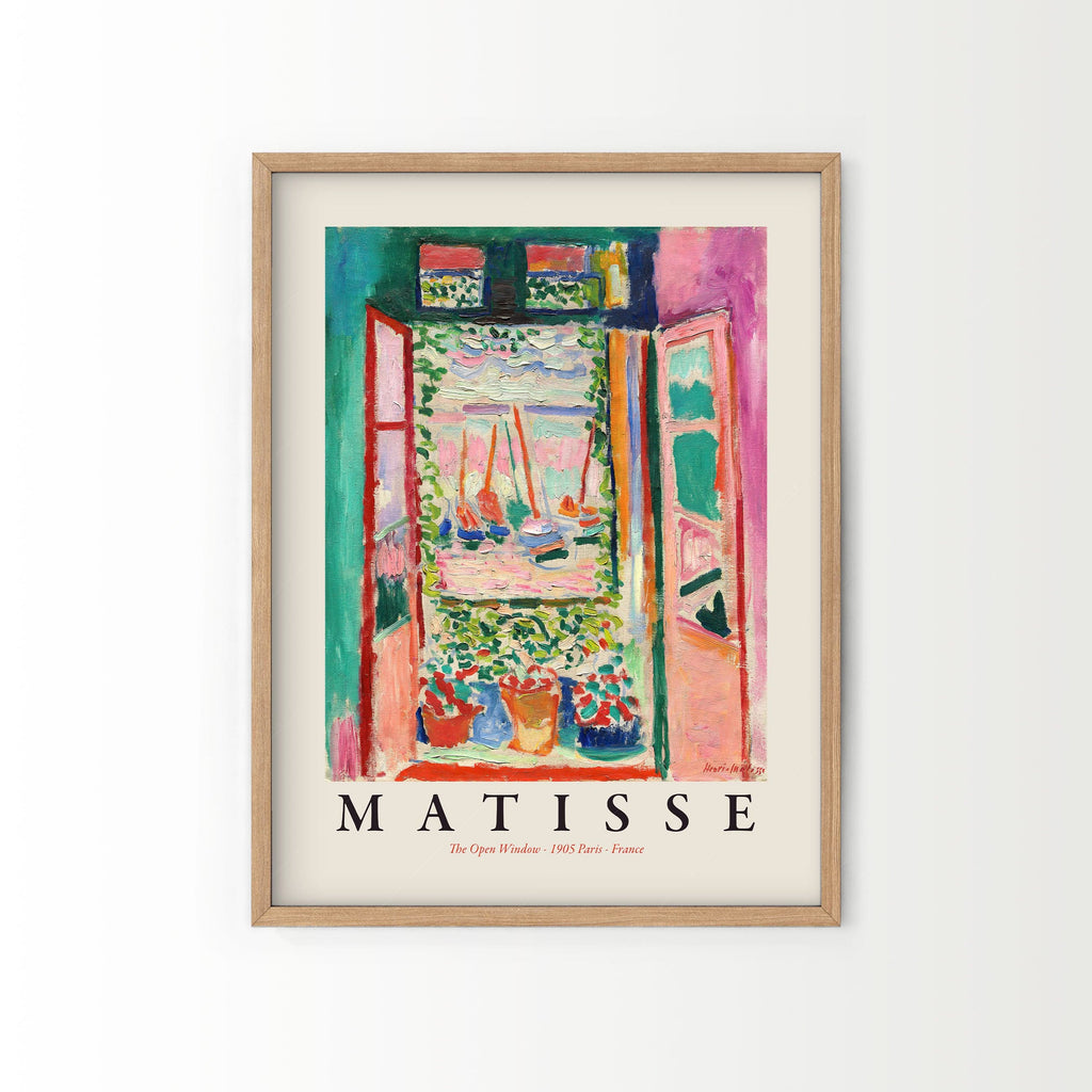 Henri Matisse The Open Window & View of Collioure Set – Museum Art Prints