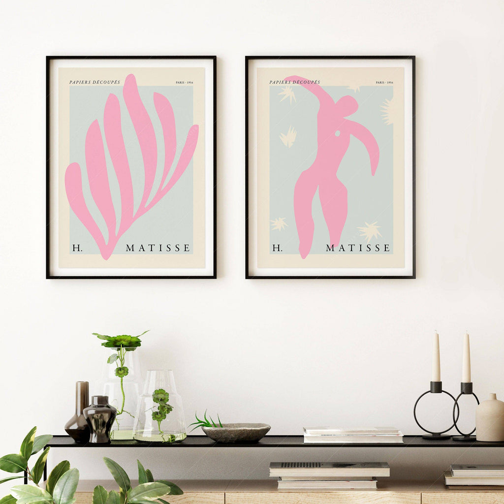 Henri Matisse Papiers Découpés Set of 2 Prints – Modern Wall Art