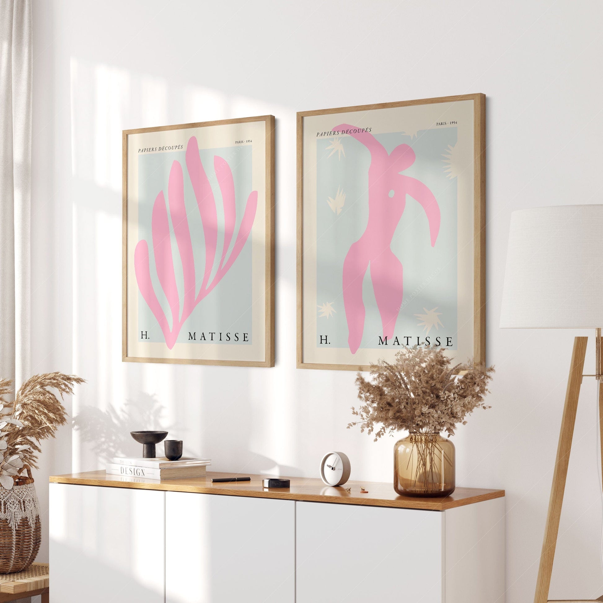 Henri Matisse Papiers Découpés Set of 2 Prints – Modern Wall Art