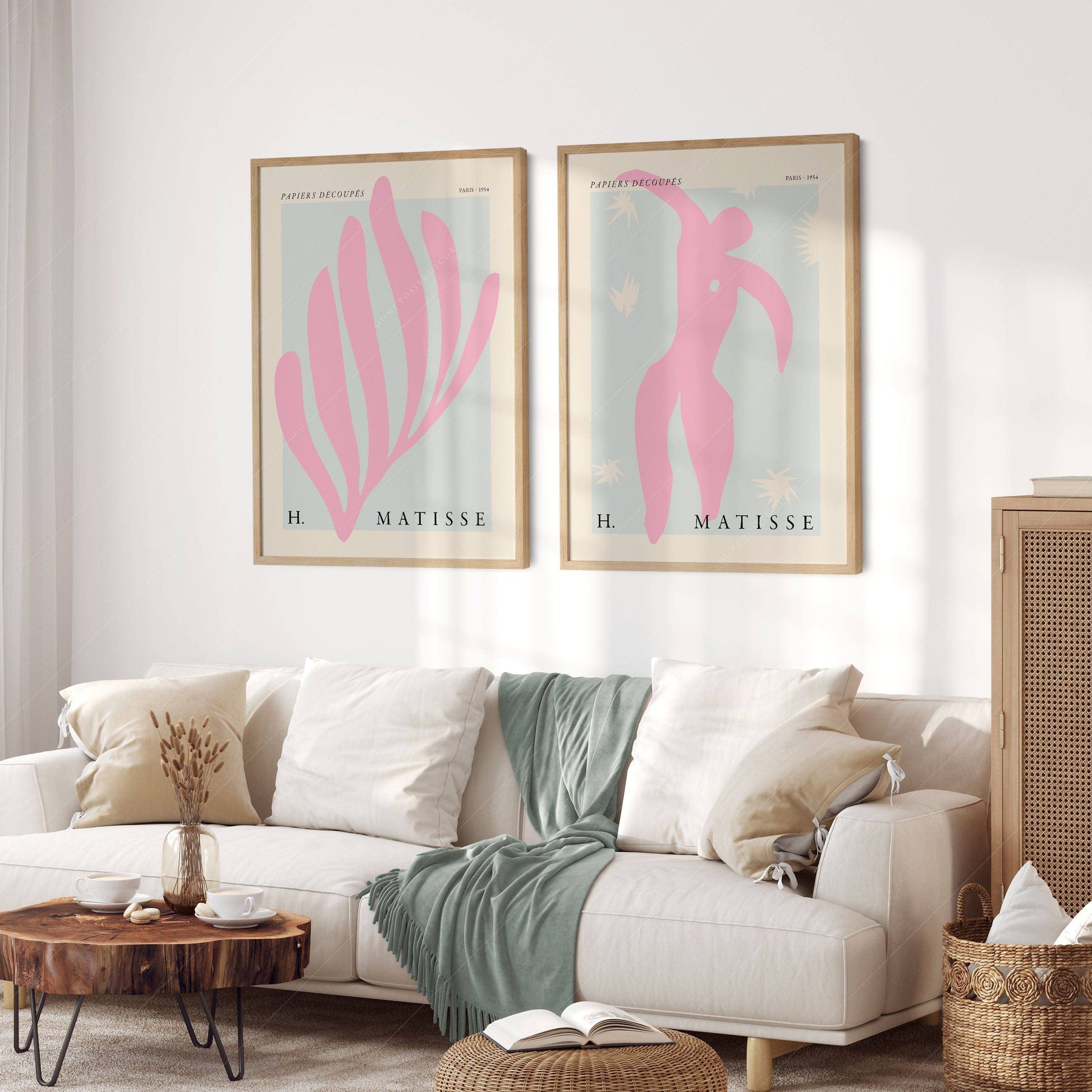 Henri Matisse Papiers Découpés Set of 2 Prints – Modern Wall Art