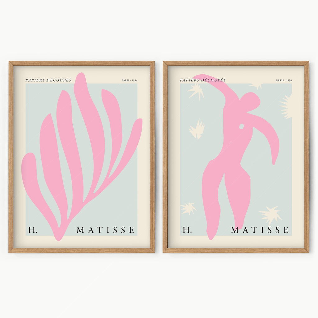 Henri Matisse Papiers Découpés Set of 2 Prints – Modern Wall Art
