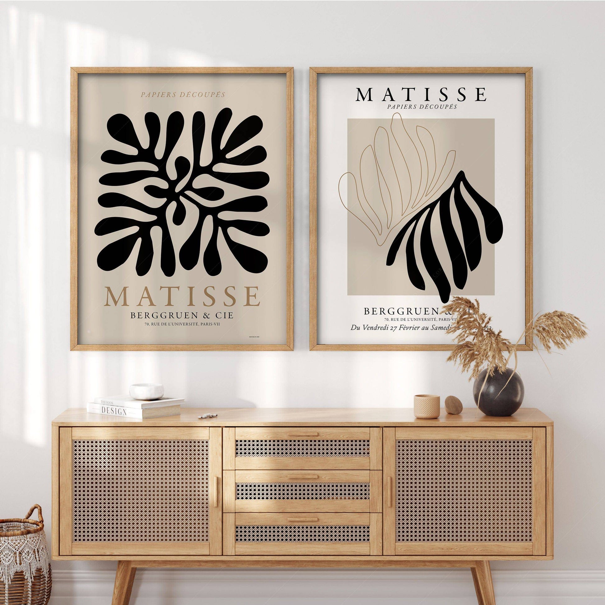 Henri Matisse Cut-Outs Set of 2 Prints – Papiers Découpés Wall Art