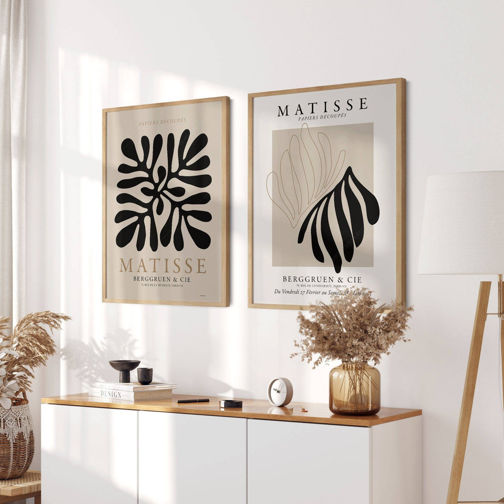 Henri Matisse Cut-Outs Set of 2 Prints – Papiers Découpés Wall Art