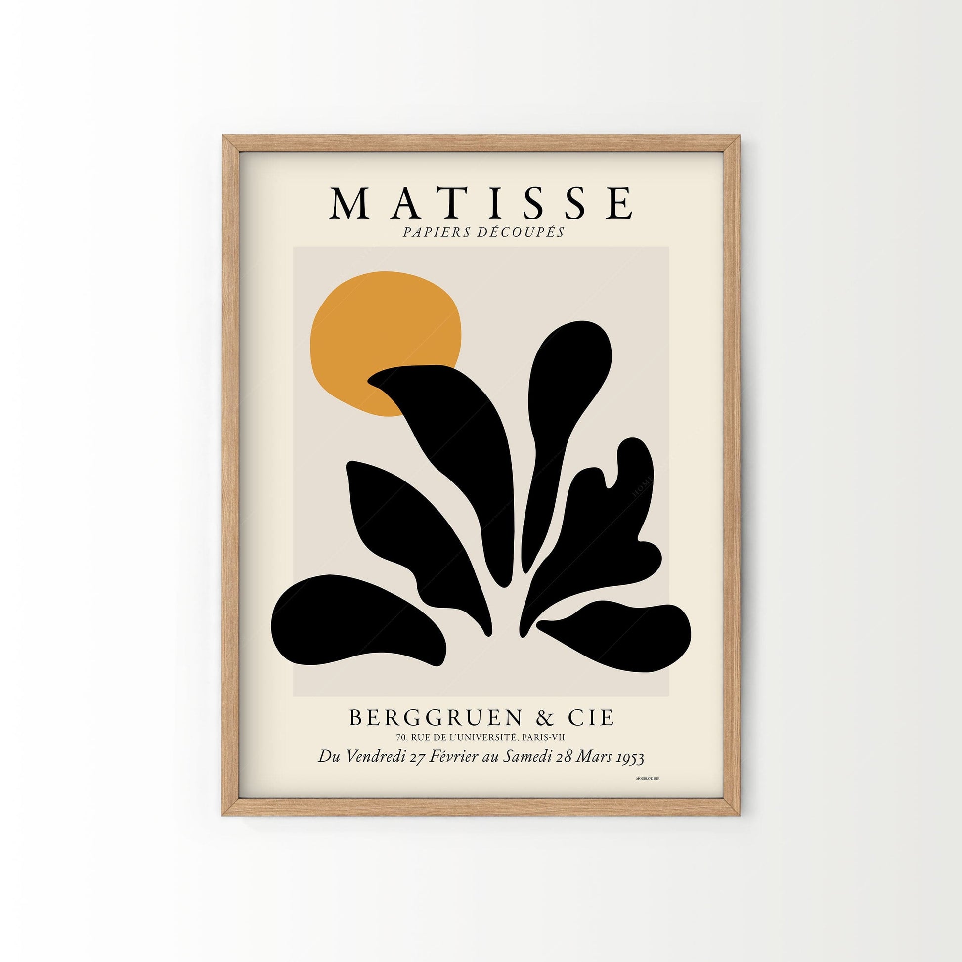 Henri Matisse Cut-Outs Set of 2 Prints – Modern Exhibition Poster Art